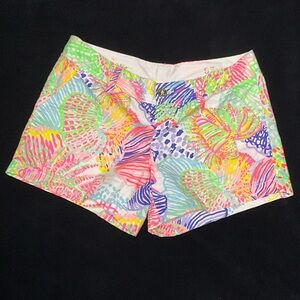 Lilly Pulitzer Multicolor Tropical Print Shorts